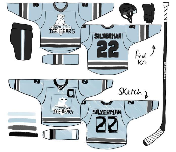 Ice hockey kit development