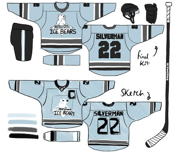 Ice hockey kit development Ice hockey kit development